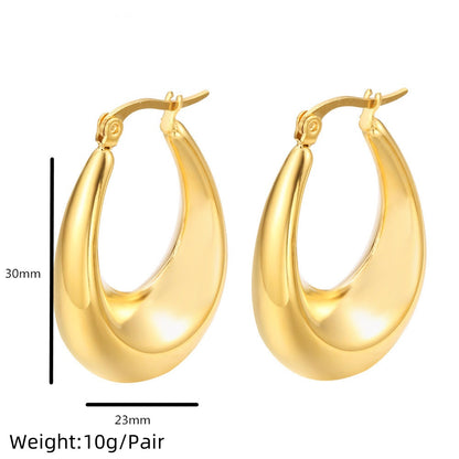 Statement Gold Hoops