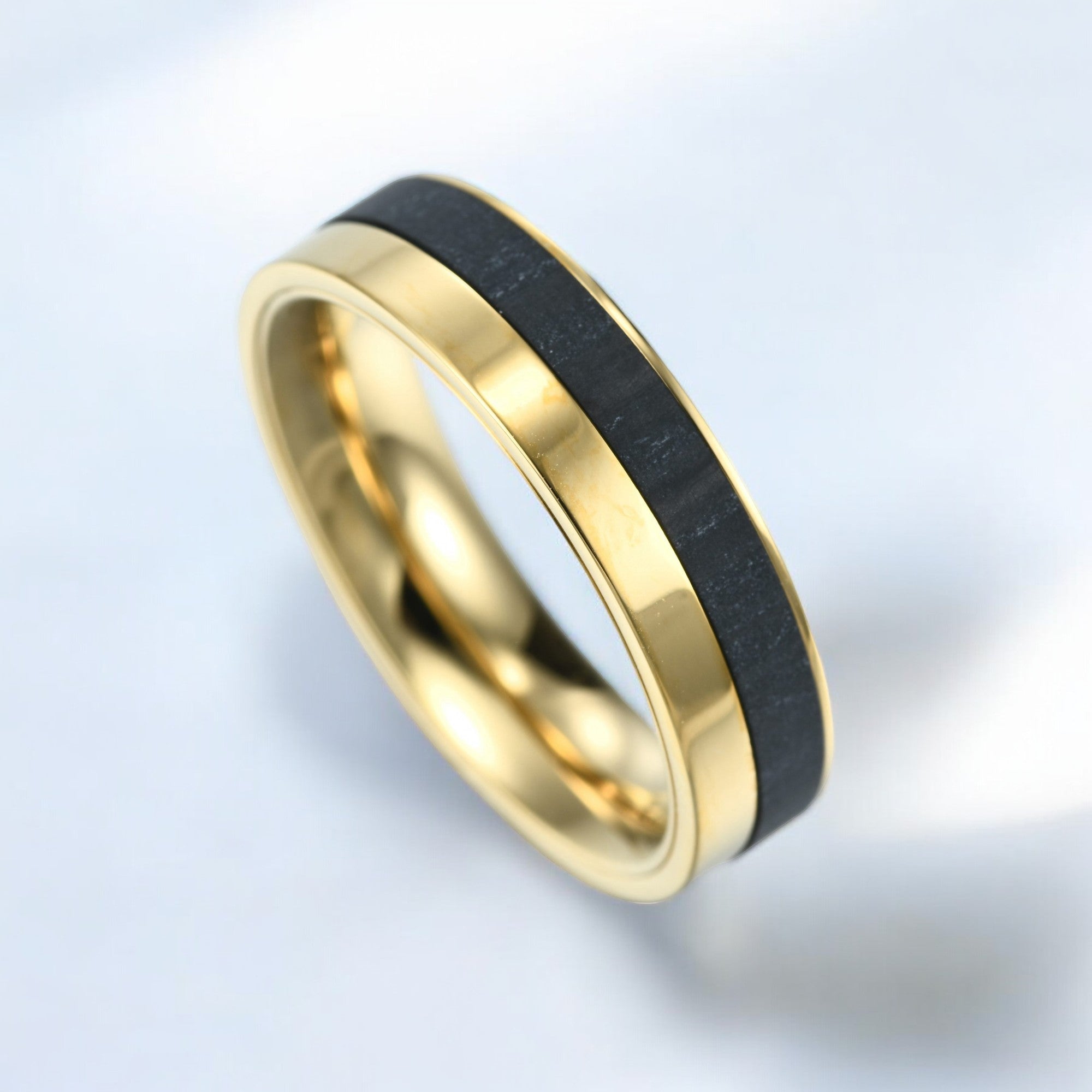 Mens Noir Gild Ring