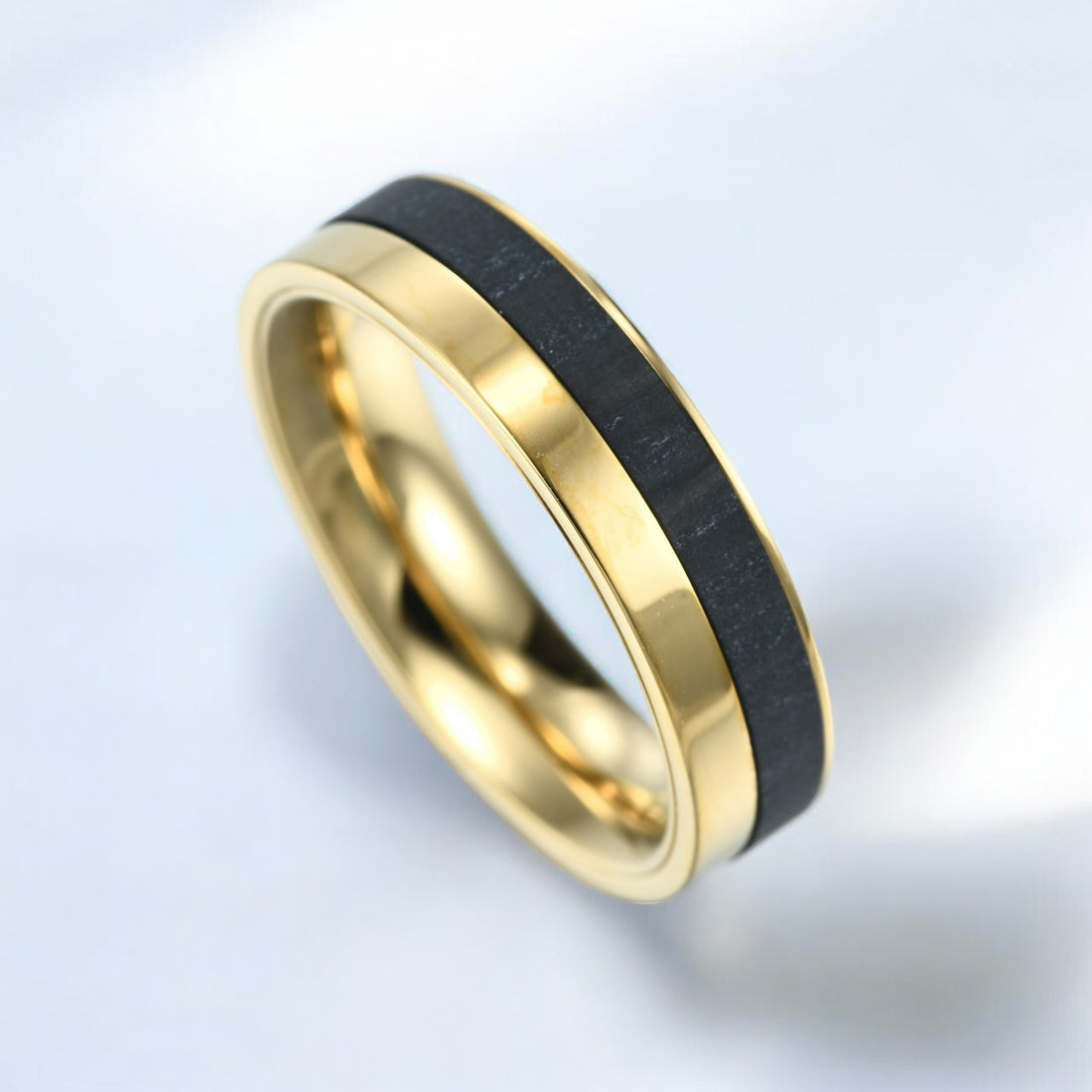 Mens Noir Gild Ring