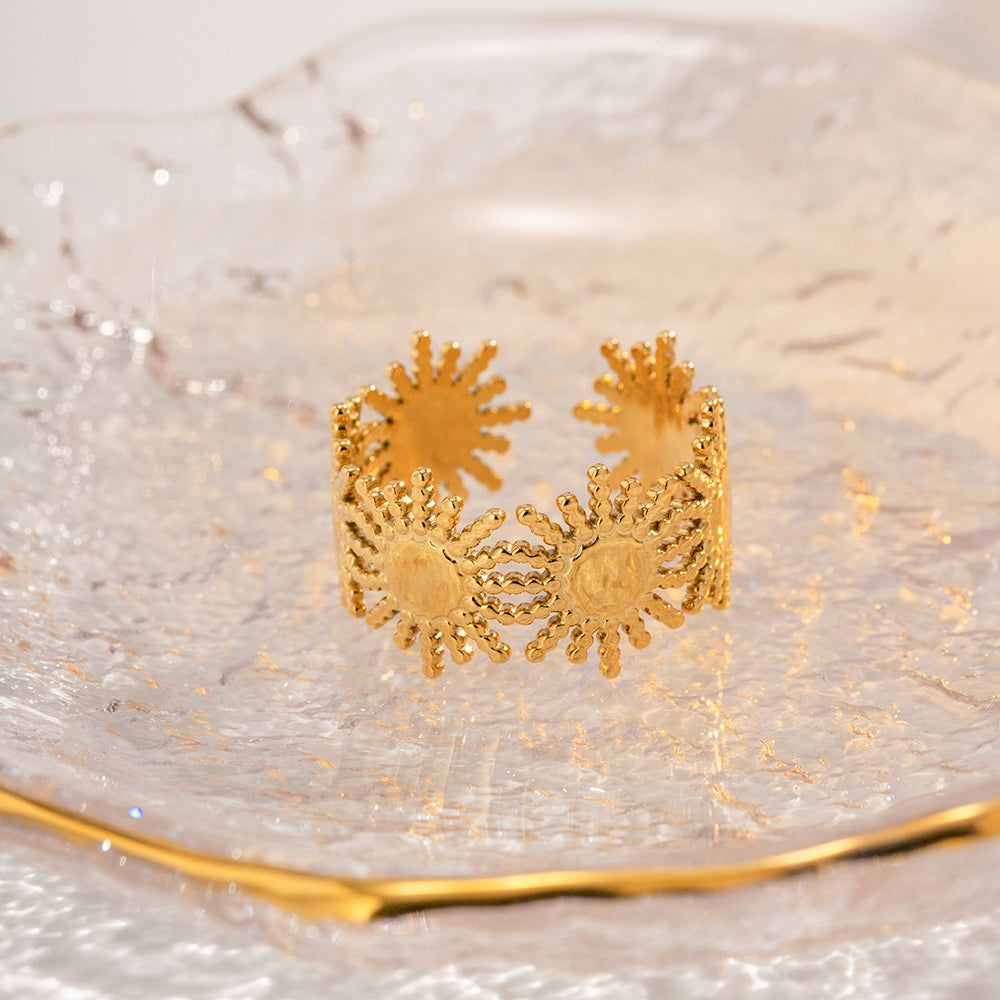 Golden Solstice Ring