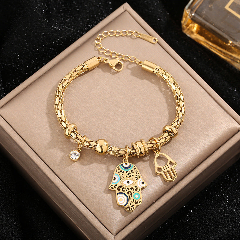 Hamsa Guardian Loose Bracelet