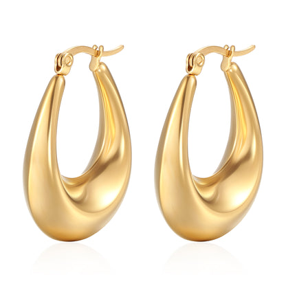 Statement Gold Hoops