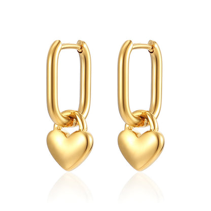 Sweetheart Gold Danglers