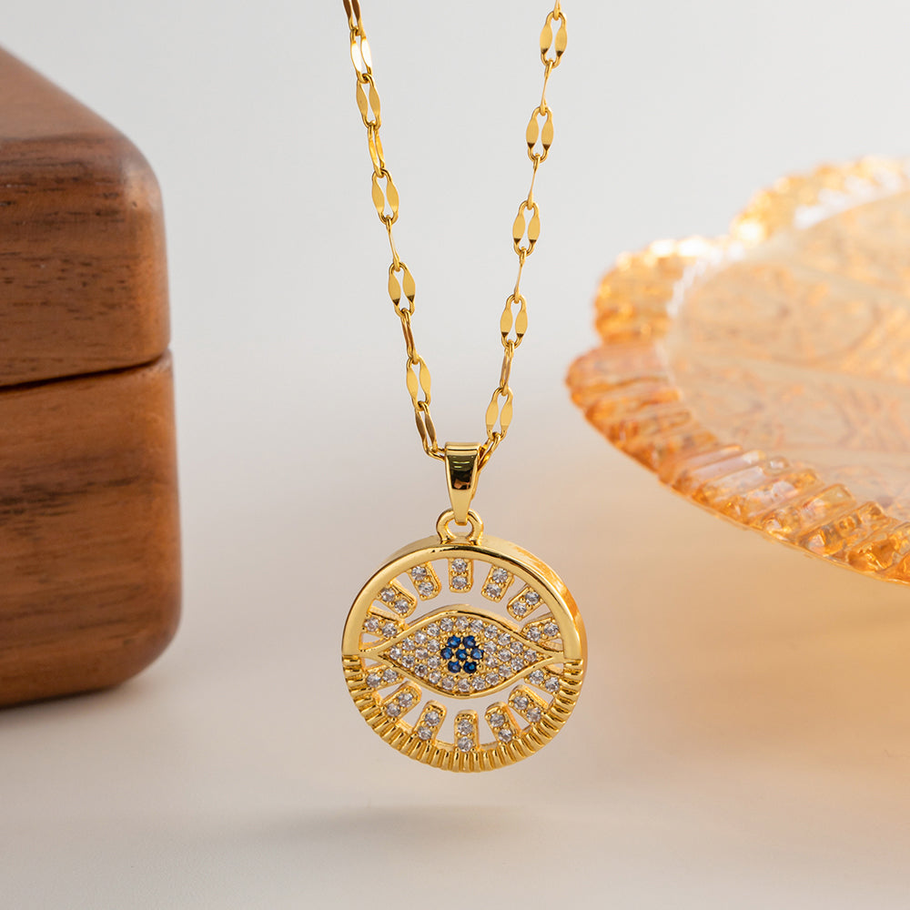 Divine Defender Gold Necklace