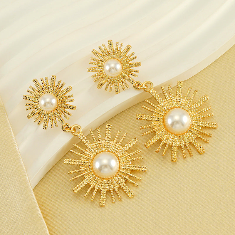 Luminous Pearl Danglers