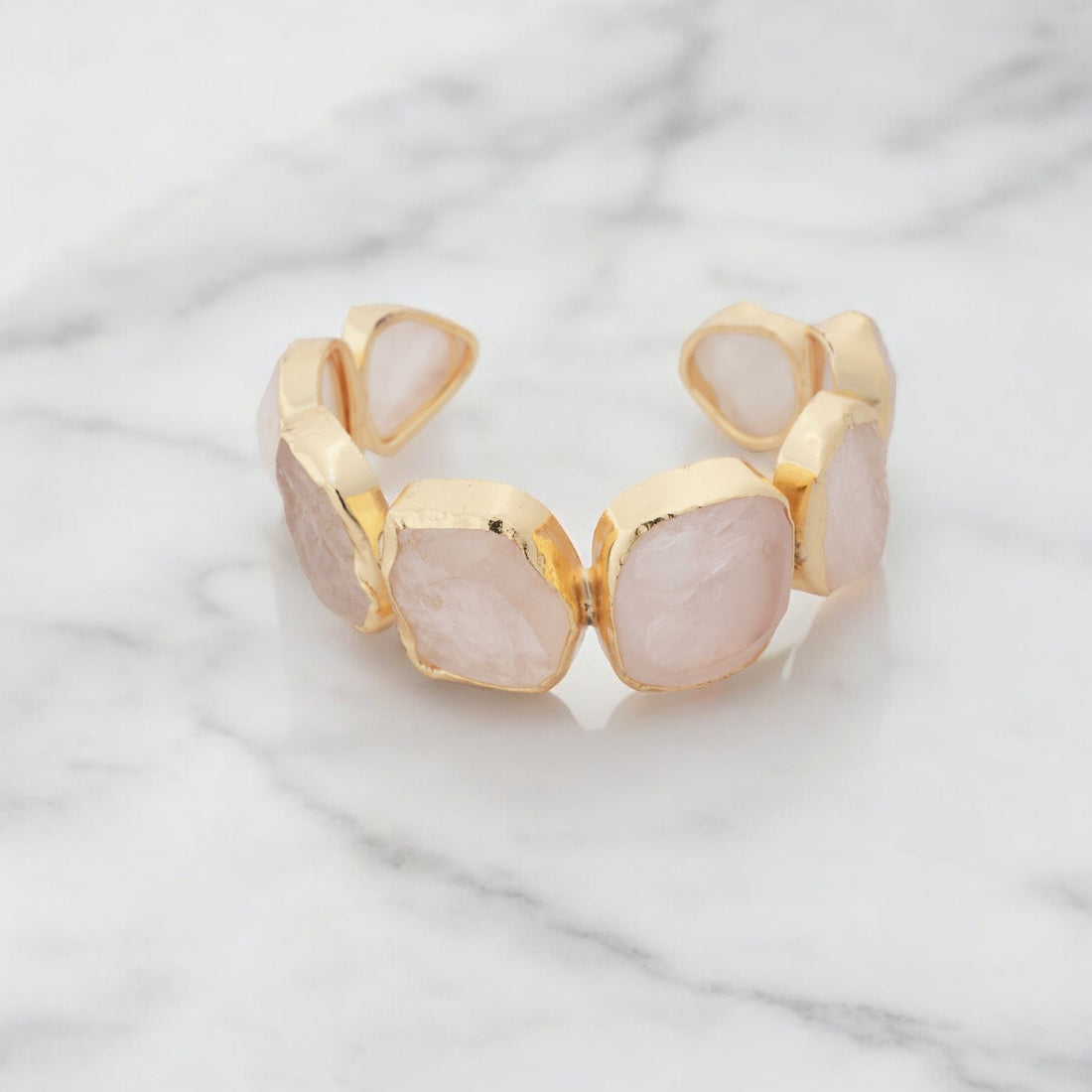 Rose Quartz Cuff