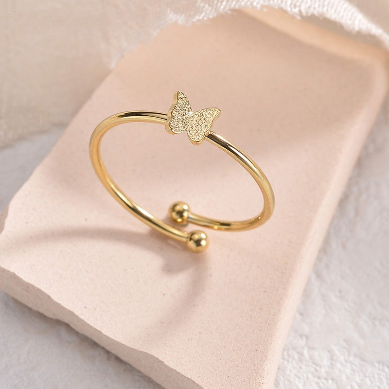 Butterfly Bliss Gold Ring