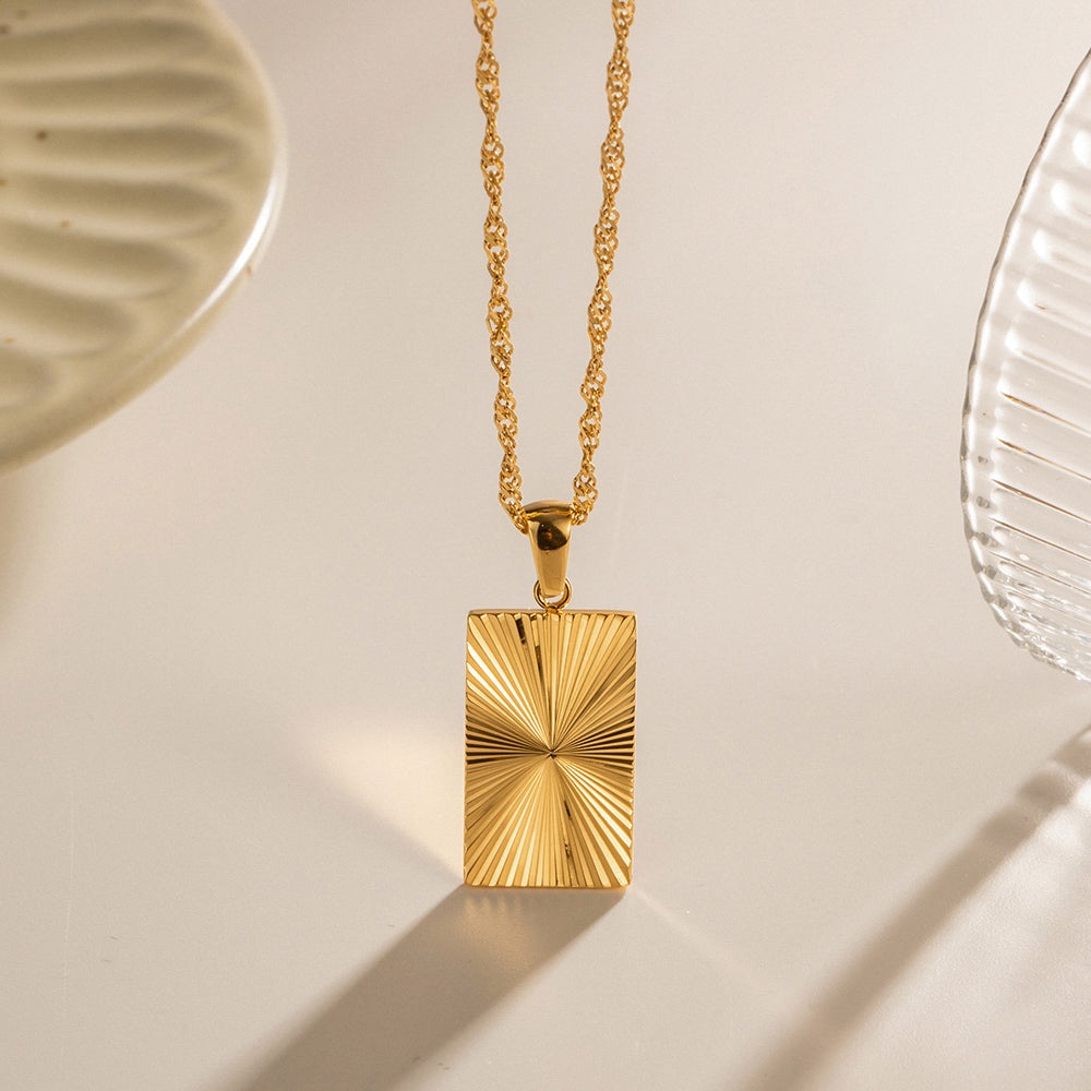 Golden Bar Gold Necklace