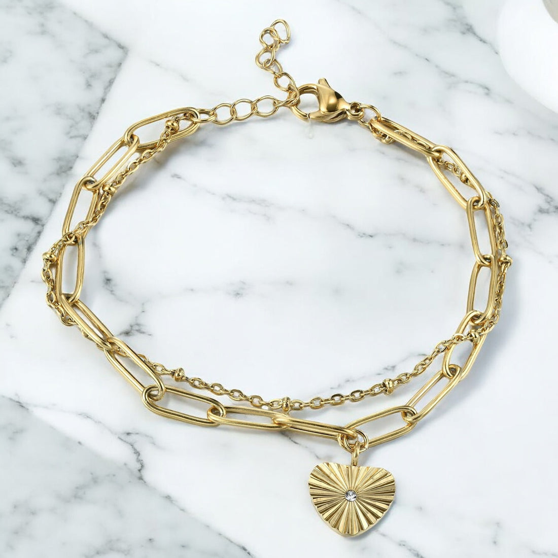 Debonair Heart Loose Bracelet