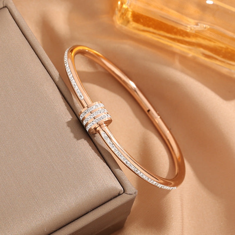 Ring of Elegance Bangle Bracelet