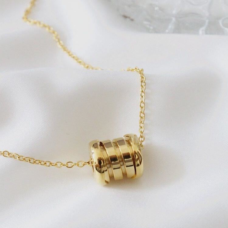 Golden Drumbeat Necklace