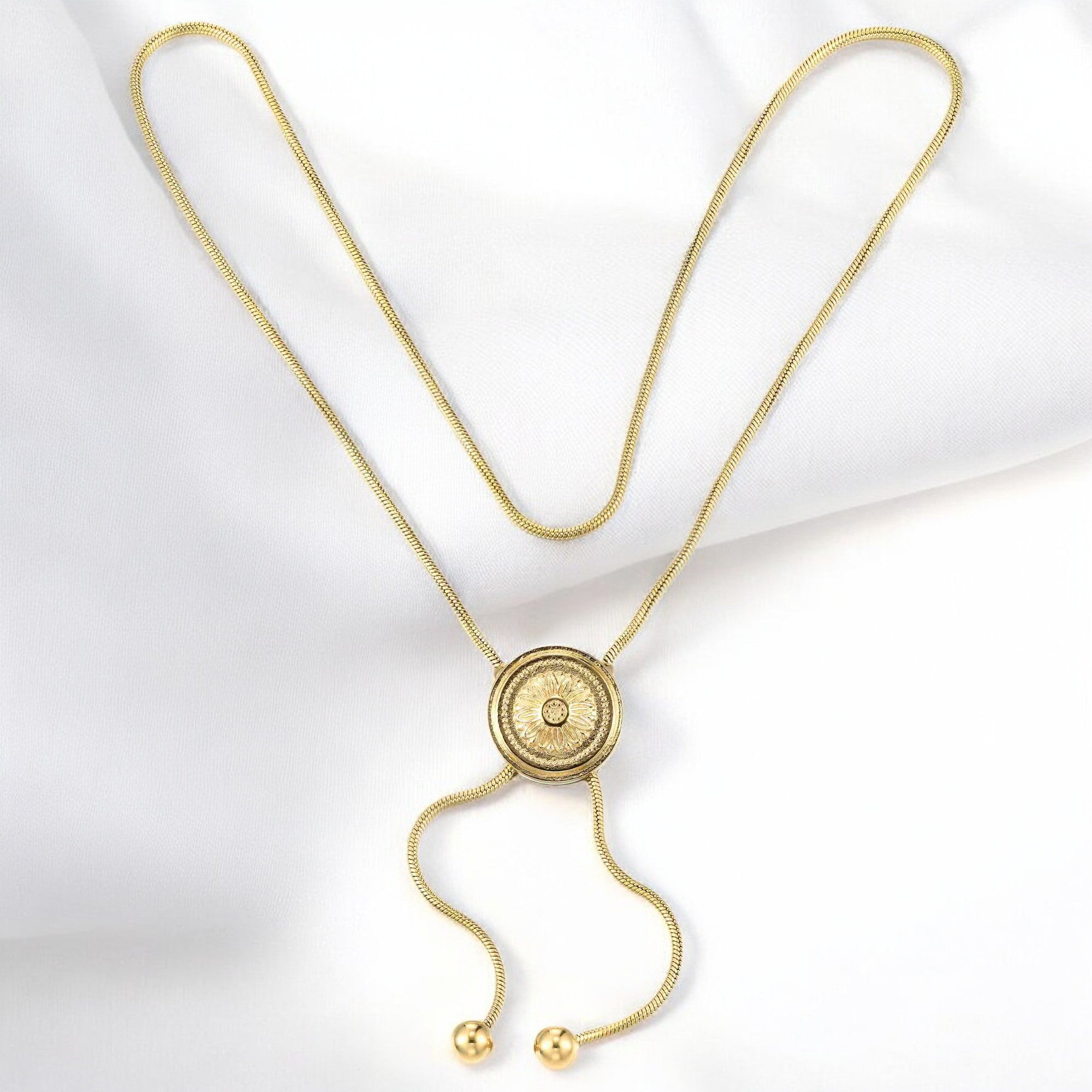 Gilded Emblem Necklace