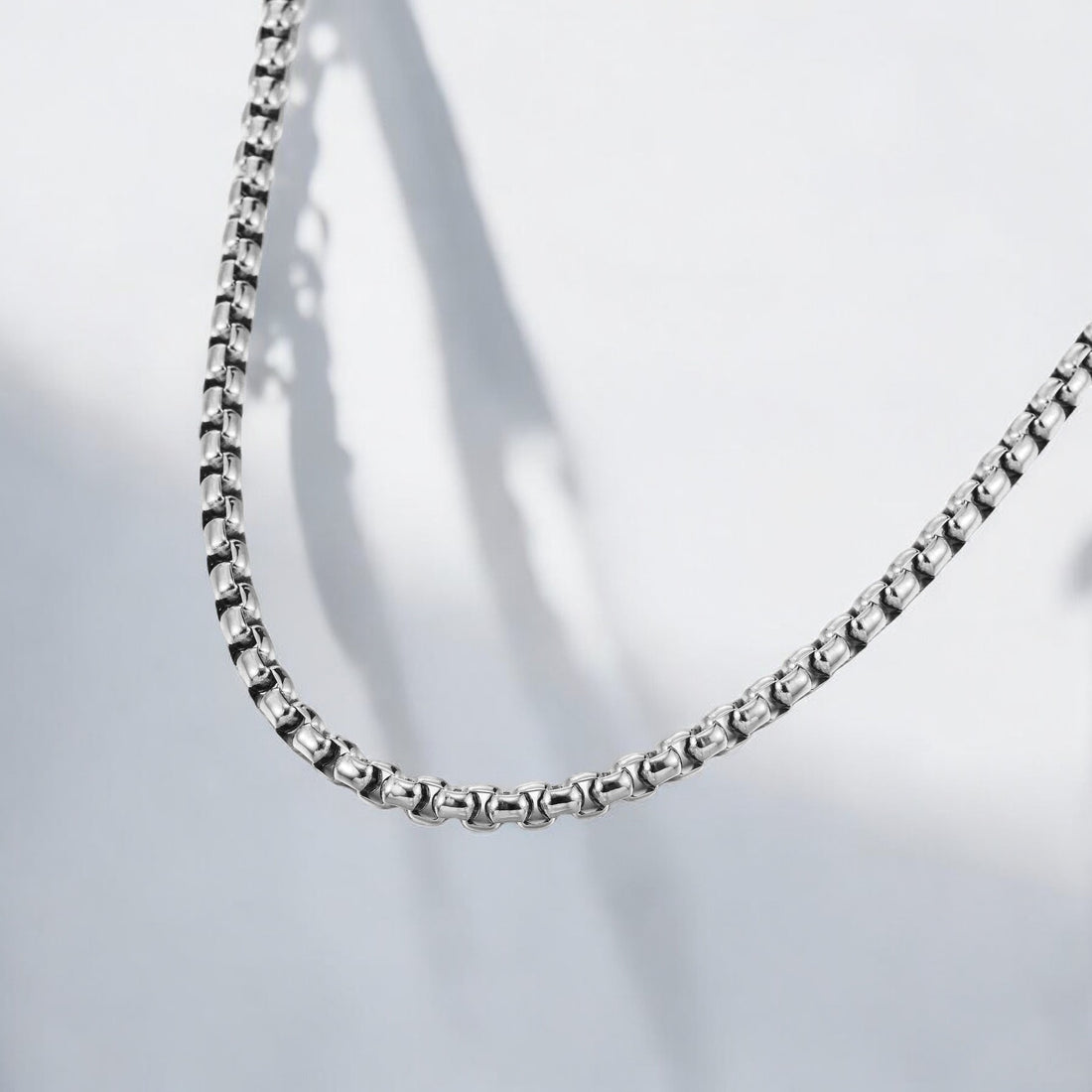Mens Luster Neckchain - Silver