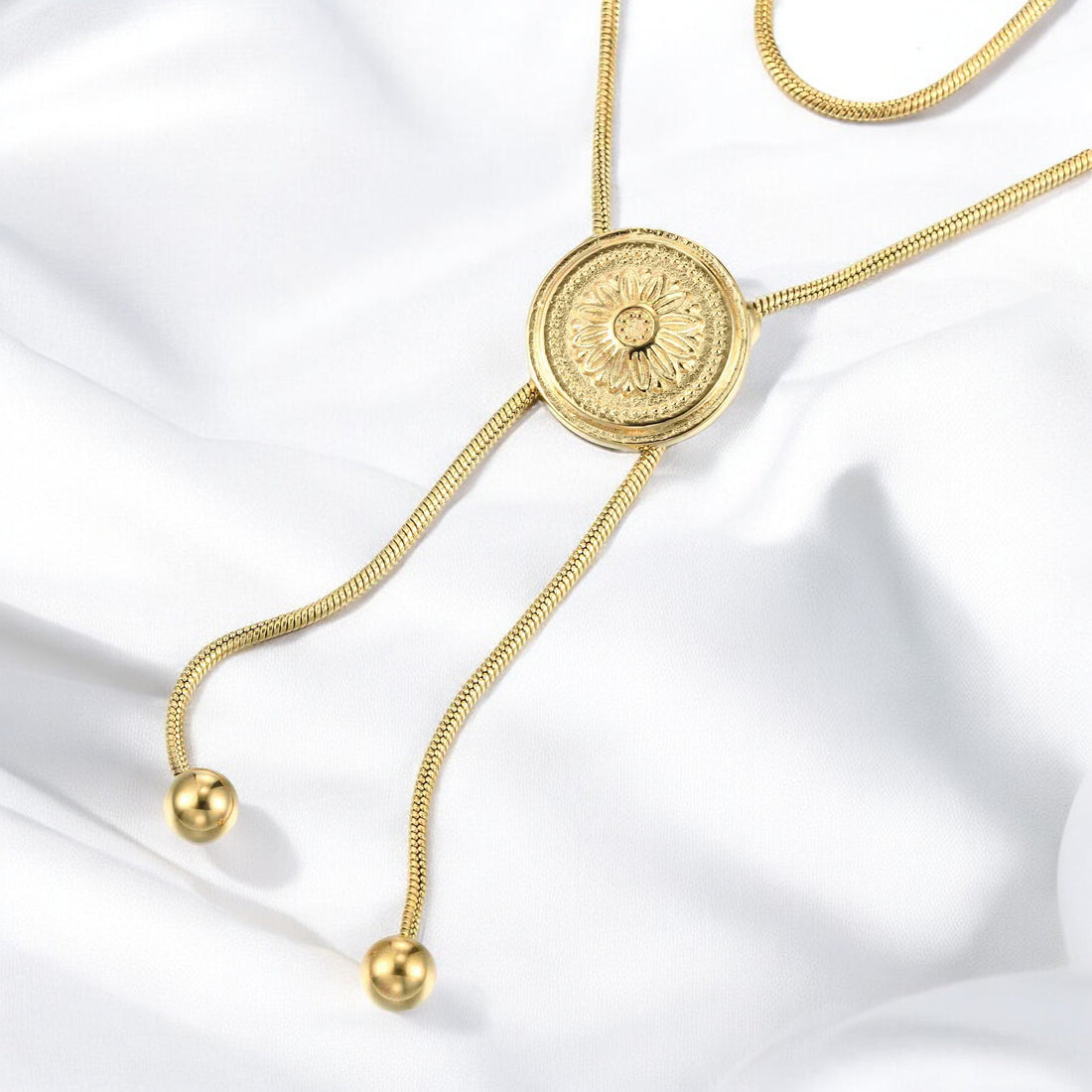 Gilded Emblem Necklace