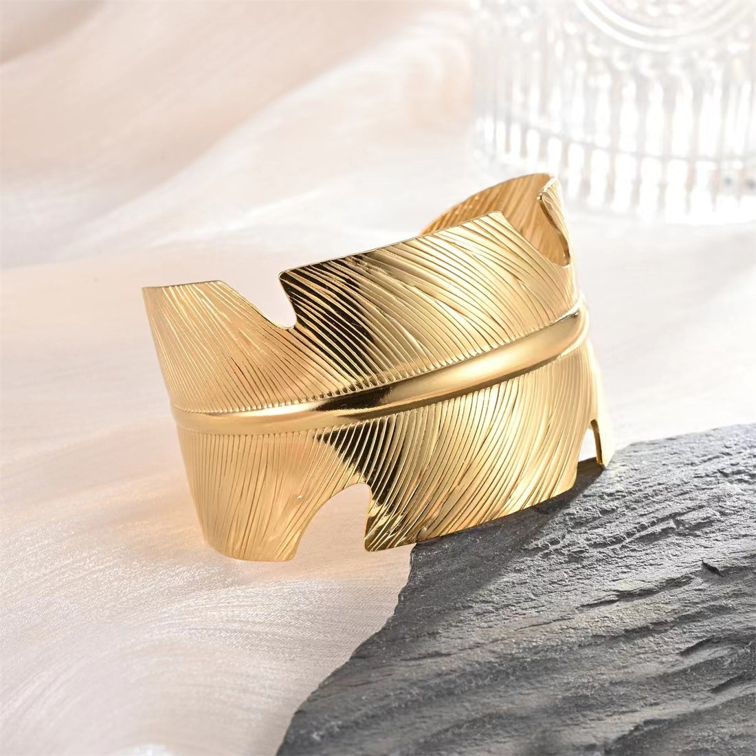 Regal Feathered Cuff