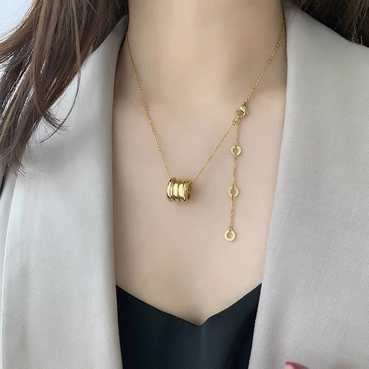 Golden Drumbeat Necklace