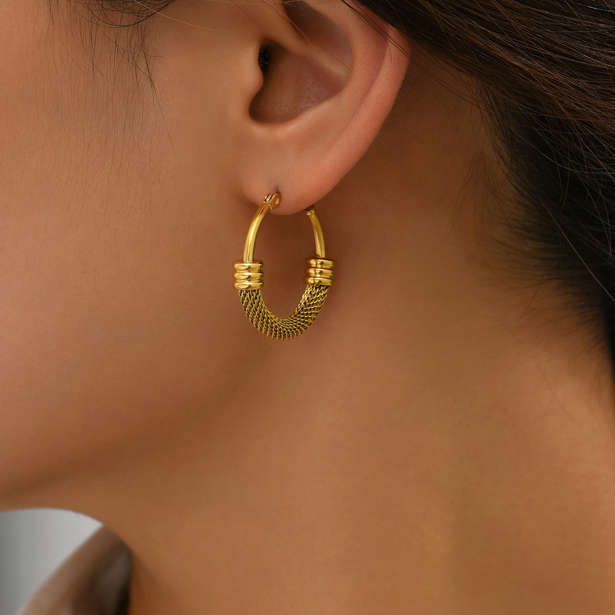 Golden Goddess Hoops