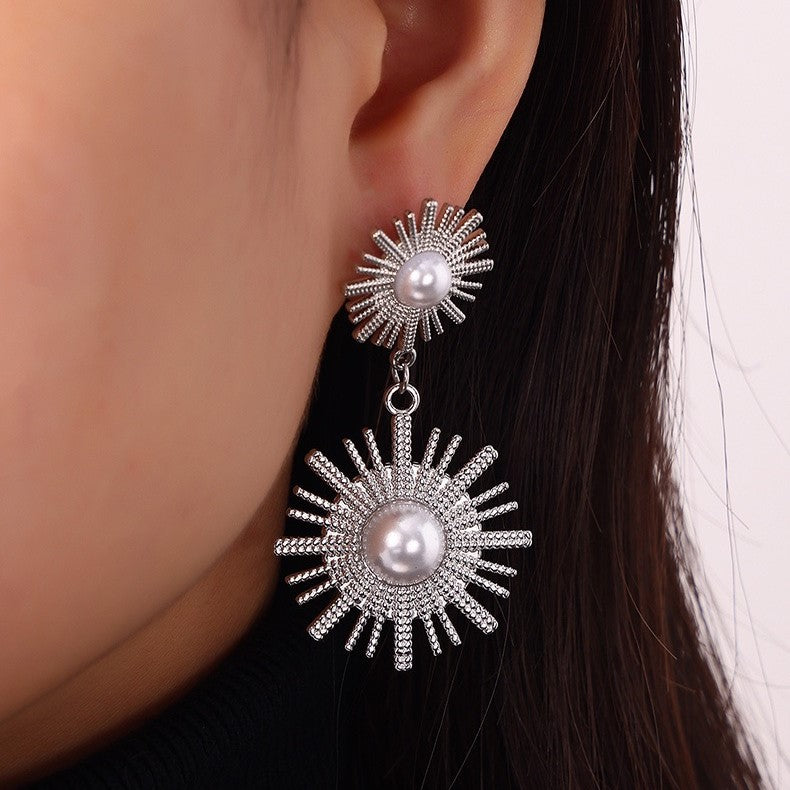 Luminous Pearl Danglers
