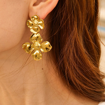 Floral Cascade Danglers