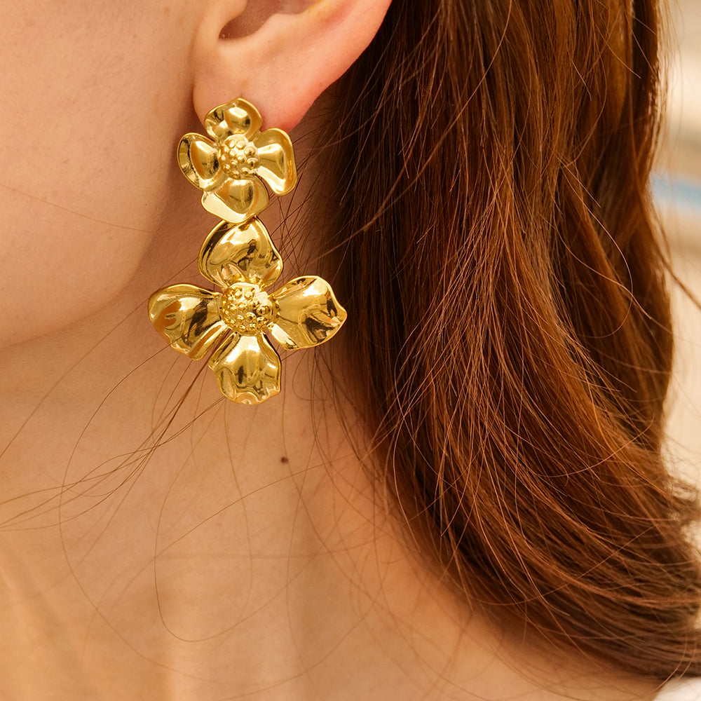 Floral Cascade Danglers