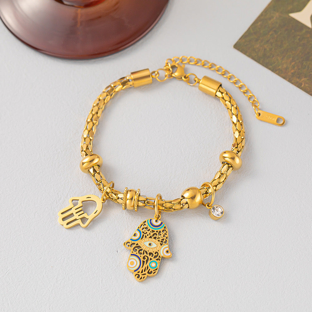 Hamsa Guardian Loose Bracelet