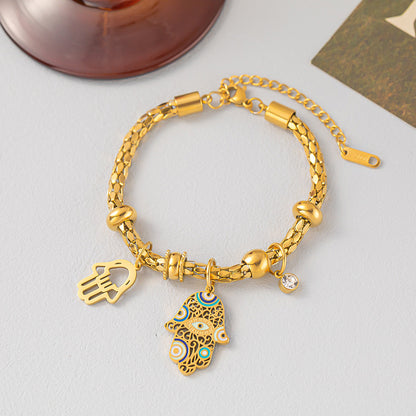Hamsa Guardian Loose Bracelet