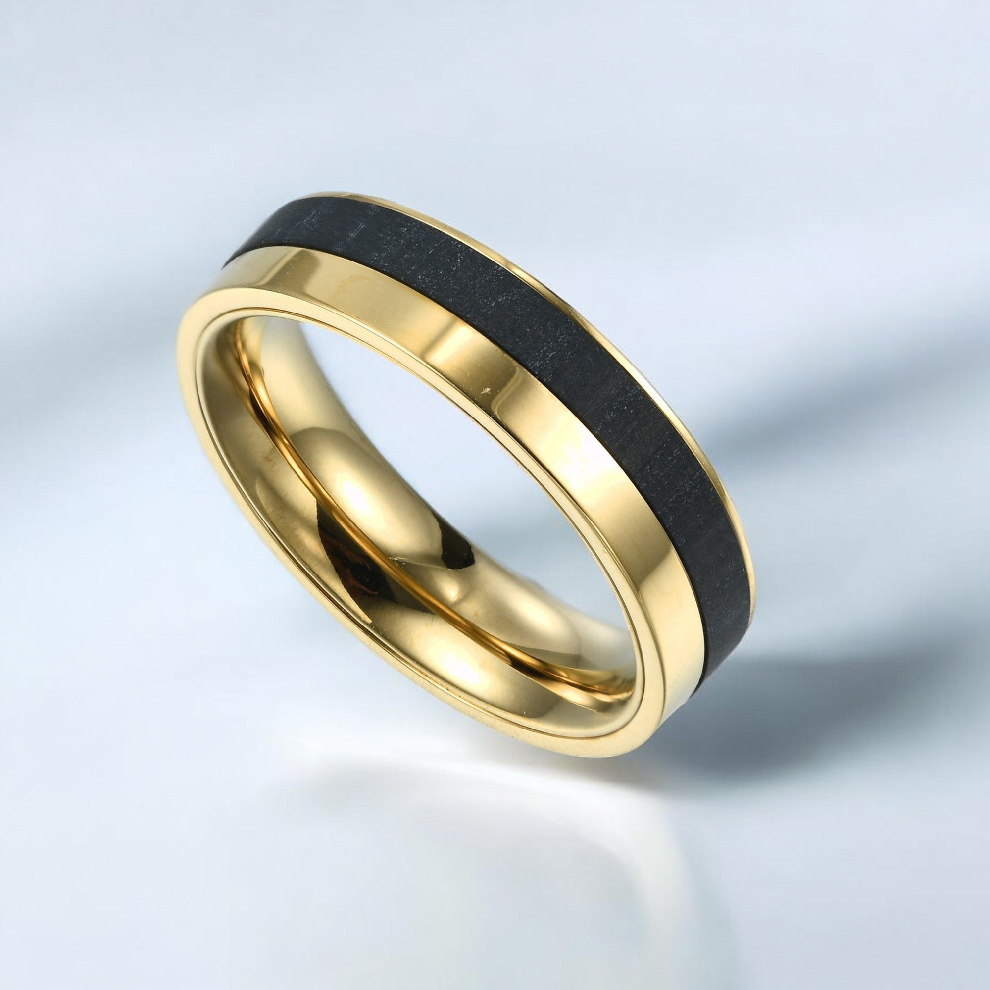Mens Noir Gild Ring
