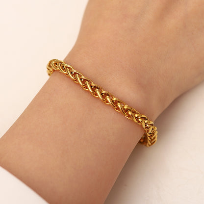 Twisted Glory - Gold Loose Bracelet