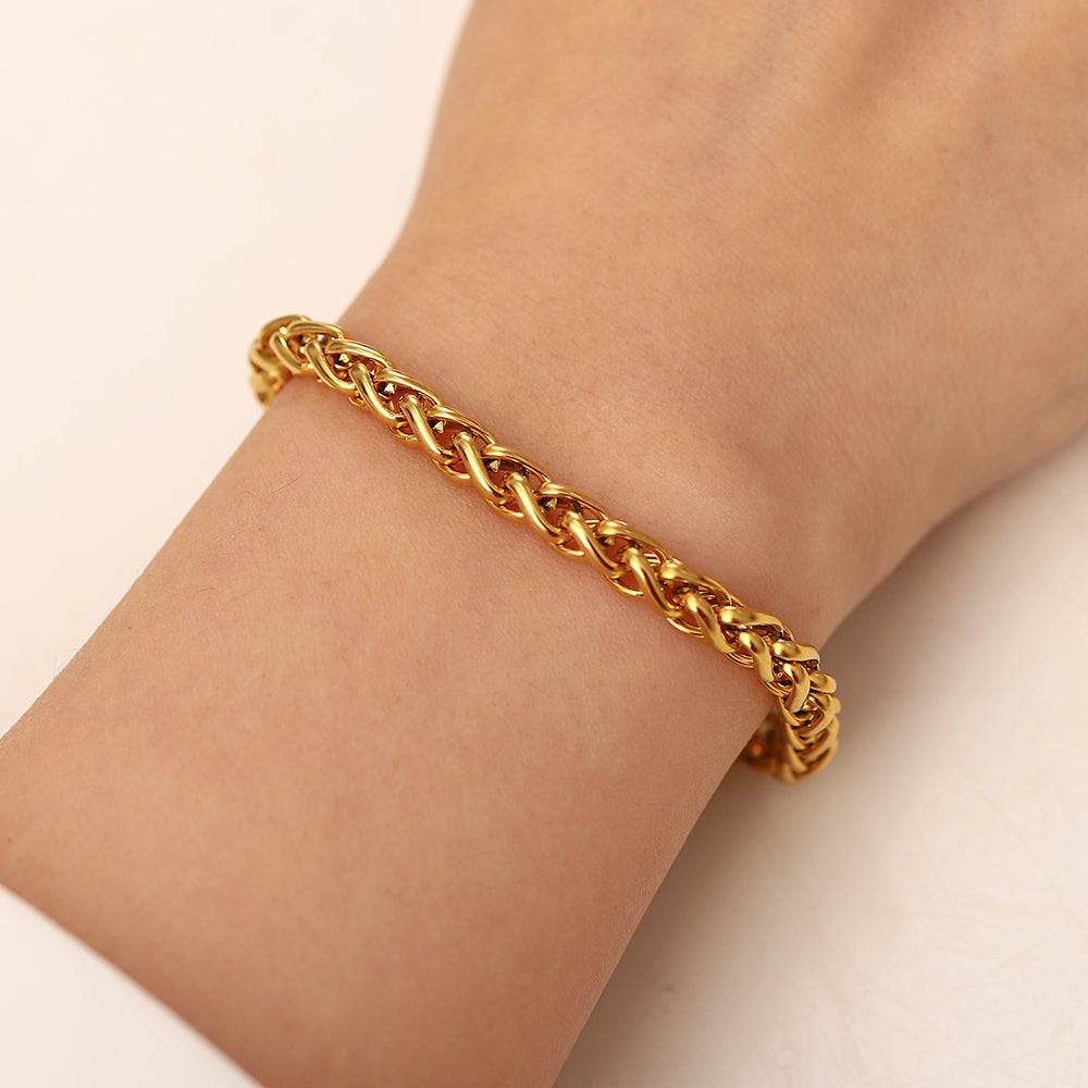 Twisted Glory - Gold Loose Bracelet