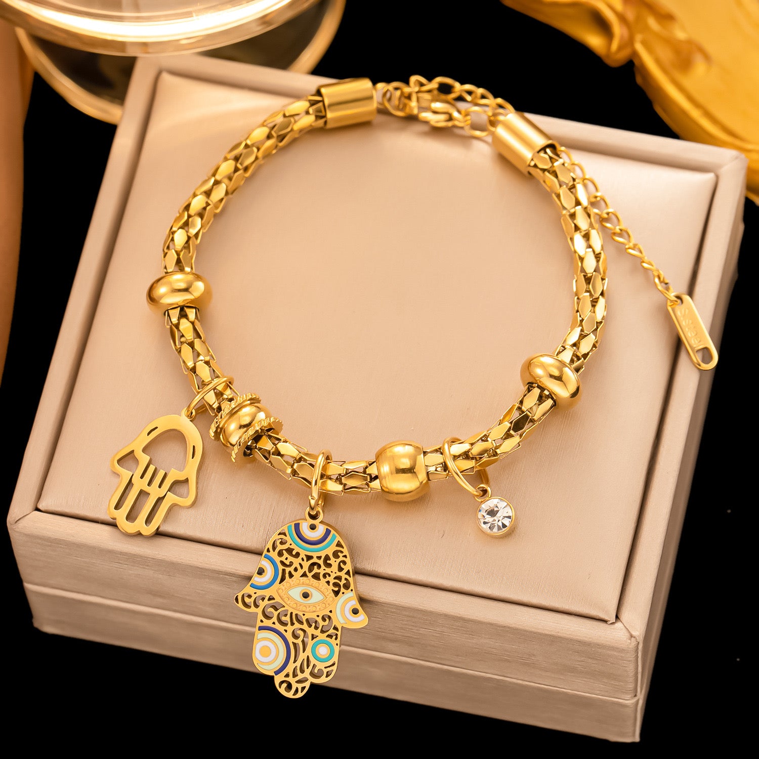 Hamsa Guardian Loose Bracelet