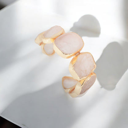 Rose Quartz Cuff
