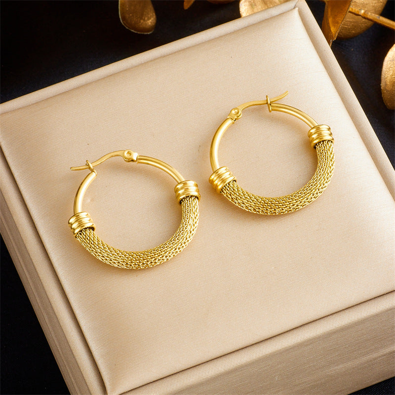 Golden Goddess Hoops