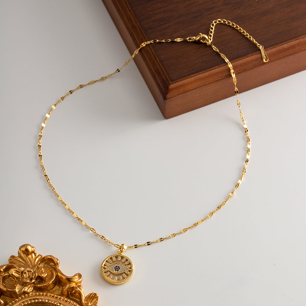 Divine Defender Gold Necklace