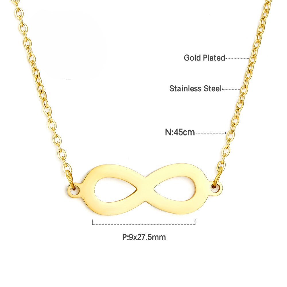 Infinity Gold Necklace