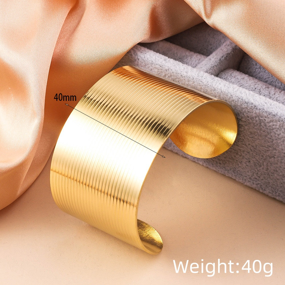 Gold Statement Cuff