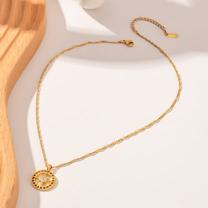 Starry Embrace Gold Necklace