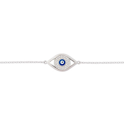 925 Silver Evil Eye Bracelet