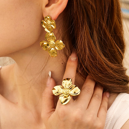 Floral Cascade Danglers