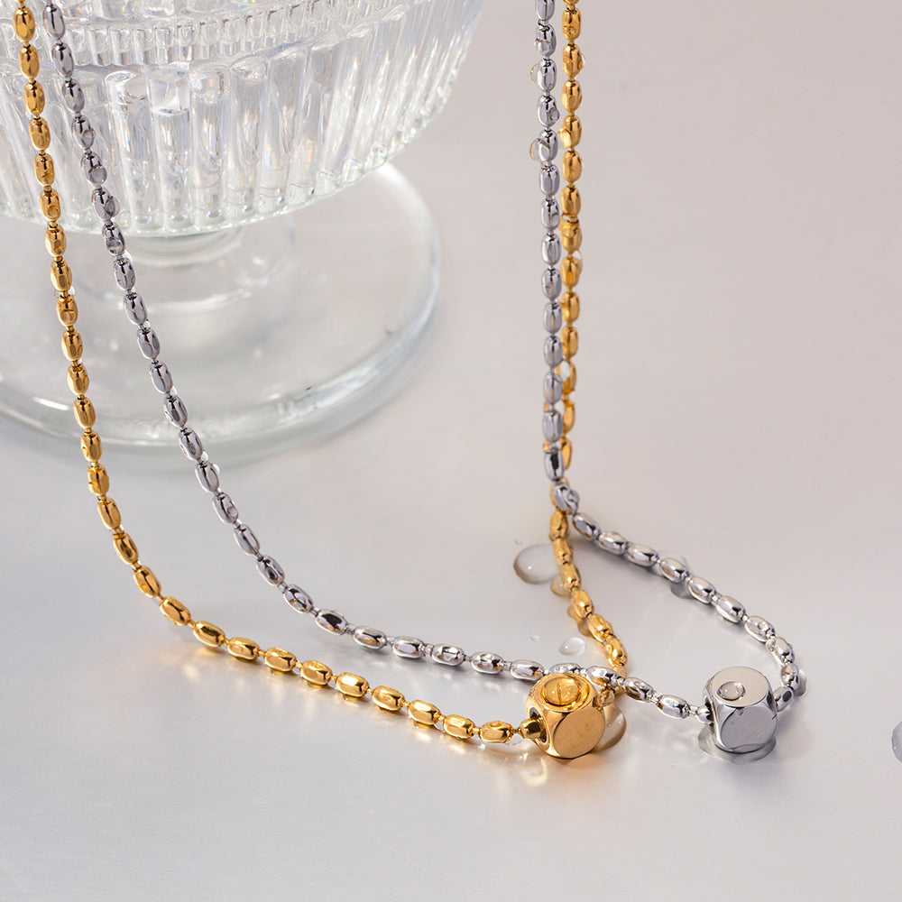 Cubic Charm Necklace