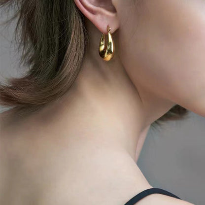 Statement Gold Hoops