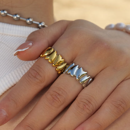 Hearts of Gold Ring