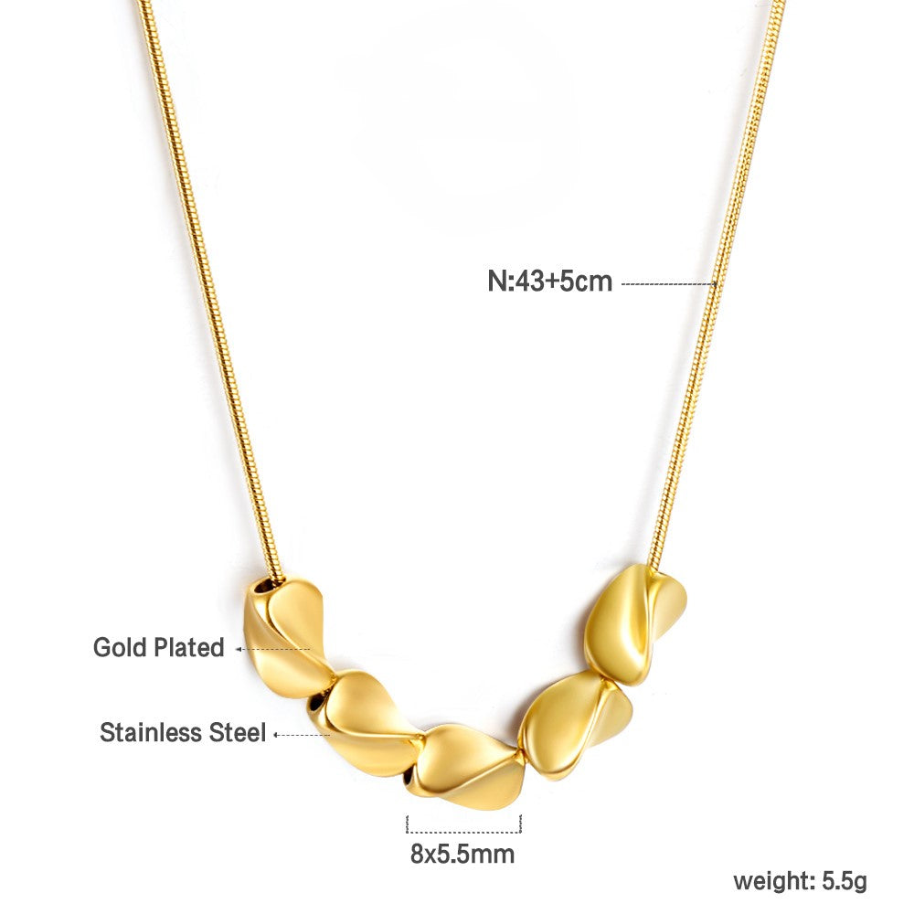 Majestic Twine Gold Necklace