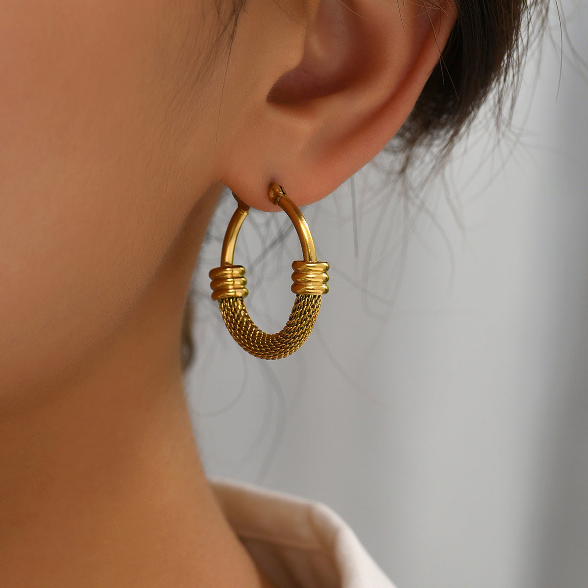 Golden Goddess Hoops