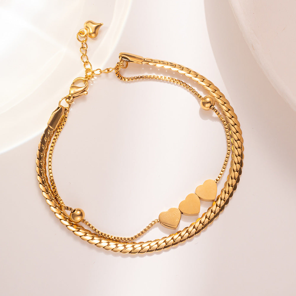 Love Trio Loose Bracelet