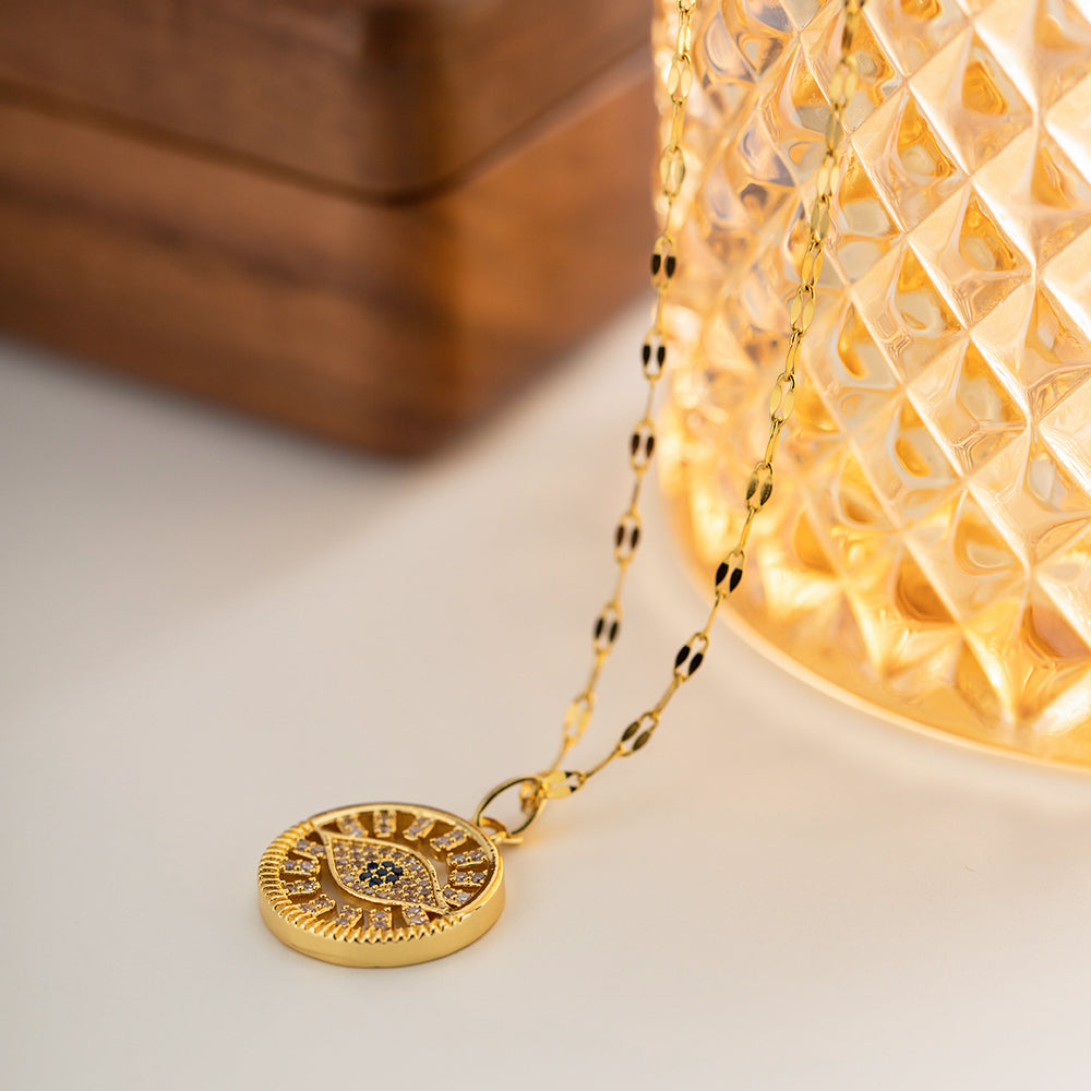 Divine Defender Gold Necklace