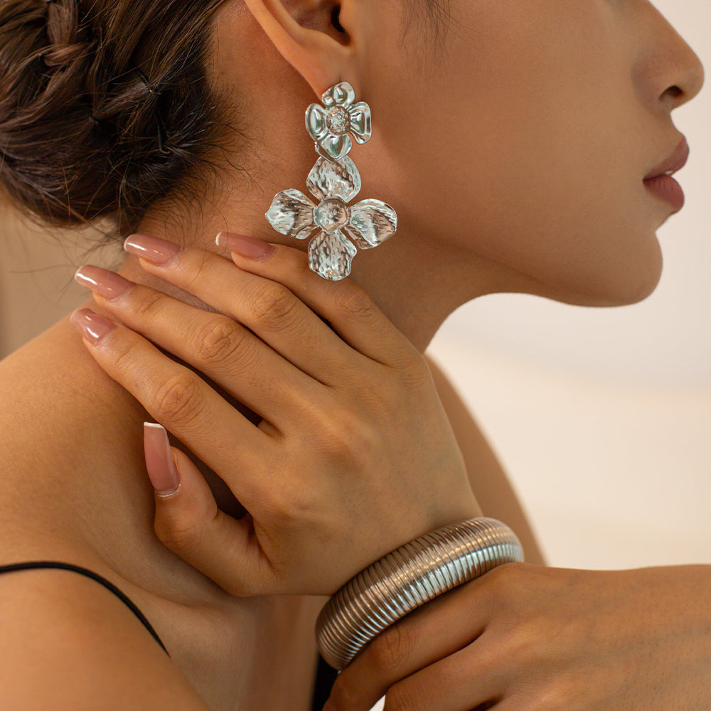 Floral Cascade Danglers