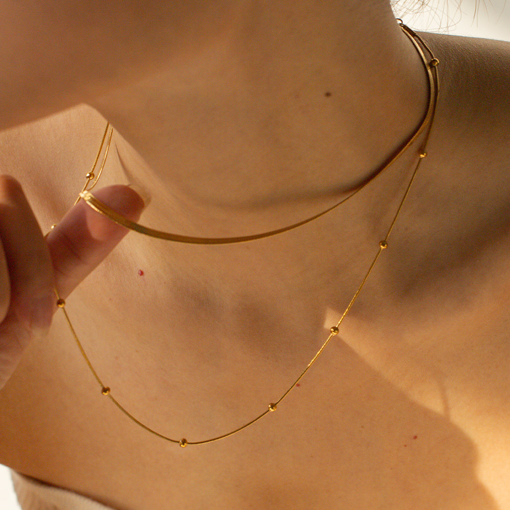 Classic Layers Gold Necklace