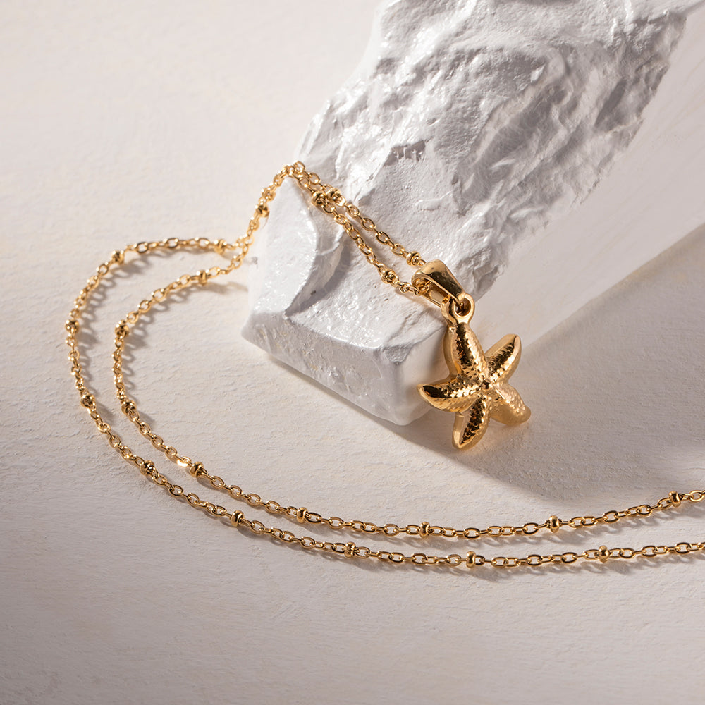 Coastal Charm Gold Necklace