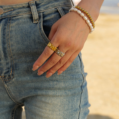 Hearts of Gold Ring