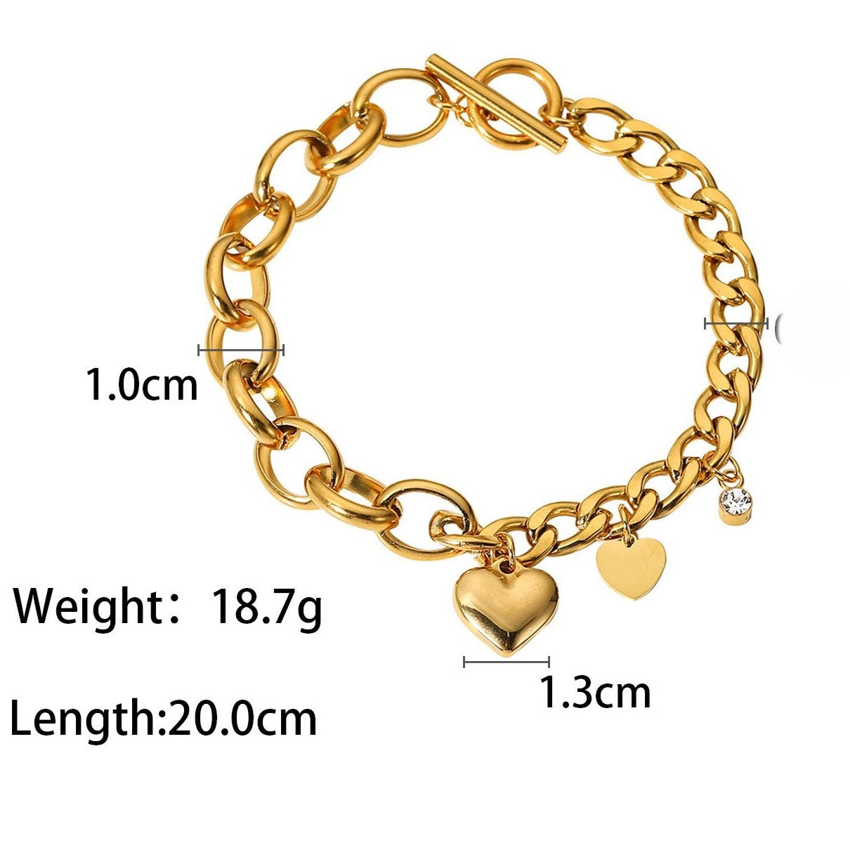 Love Links Gold Loose Bracelet